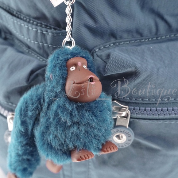 Kipling Ezra Travel Bag School Backpack Polyamide BP4387 Delicate Blue NWT $119 main image 5